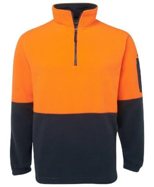 Hi-Vis Half Zip Polar Fleece | Hi Vis Workwear