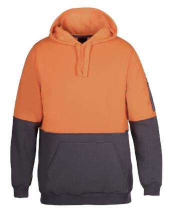 Pink Hi Vis Pull Over Hoodie | Workwear