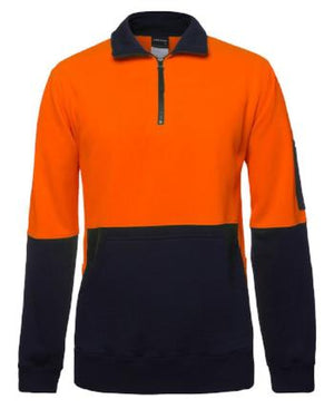 Hi Vis 330G Half Zip Fleece | Workwear