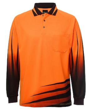 Hi Vis L/S Rippa Sub Polo | Workwear