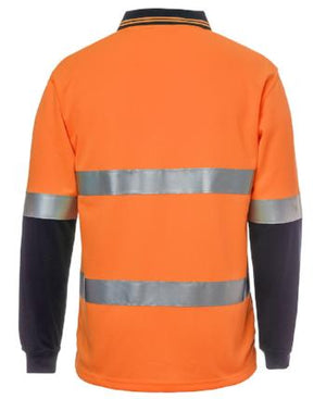 Hi Vis Long Sleeve Day Night Traditional Polo | Workwear