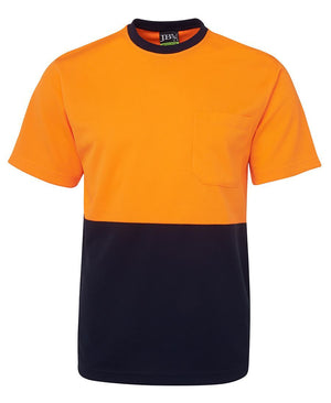 6HVT JB's Hi Vis Micro Mesh Traditional T-Shirt - Safe-T-Rex Workwear Pty Ltd