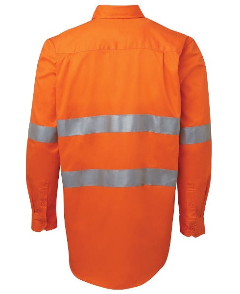 Hi Vis Long Sleeve Day Night Close Front Shirt | Workwear