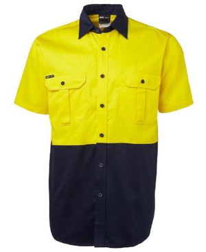 6HWS JB's Hi Vis S/S 190G Shirt - Safe-T-Rex Workwear Pty Ltd