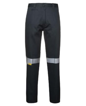 Mercerised Work Trousers With 3M Tape | Workwear