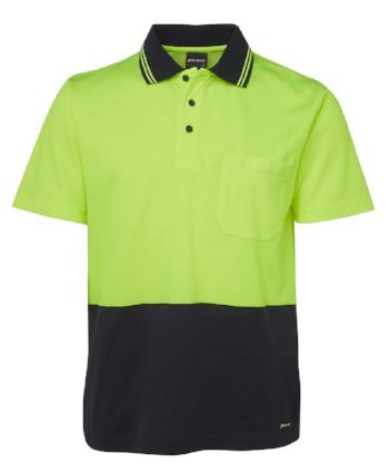 Hi Vis Cotton Back Polo | Workwear