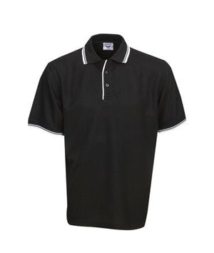 P51  Pique Polo Shirt With Striped Collar/Cuff