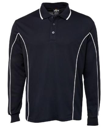 Long Sleeve Piping Polo | Sportswear