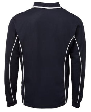 Long Sleeve Piping Polo | Sportswear