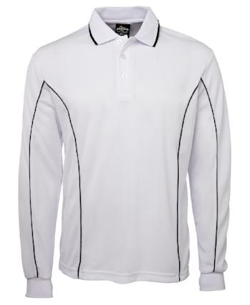 Long Sleeve Piping Polo | Sportswear