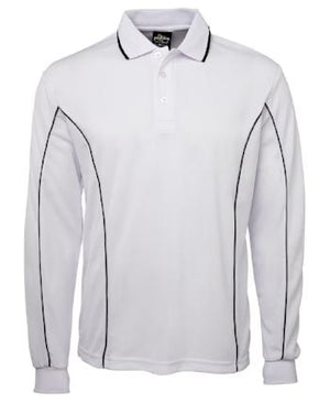 7PIPL  JB's L/S Piping Polo
