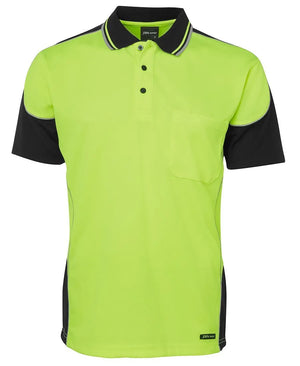 6HCP4 JB's Hi Vis Contrast Piping Polo
