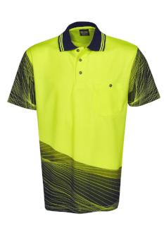 Hi Vis Wave Polo | Workwear