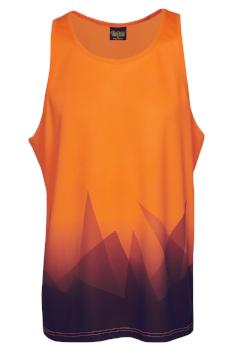 S85 Triangular Design Hi Vis Singlet - Safe-T-Rex Workwear Pty Ltd