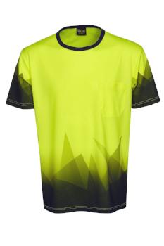 T85 Triangular Design Hi Vis T-Shirt - Safe-T-Rex Workwear Pty Ltd