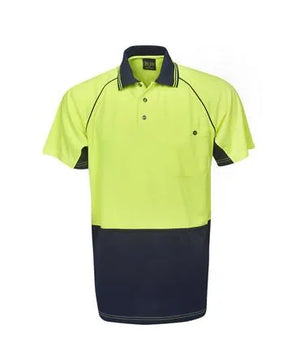 P64 Hi Vis Raglan Cooldry Polo Shirt