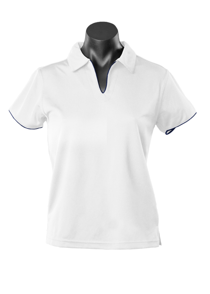 YARRA LADY POLOS - 2302 | Printed Workwear Online | Safe-T-Rex Australia