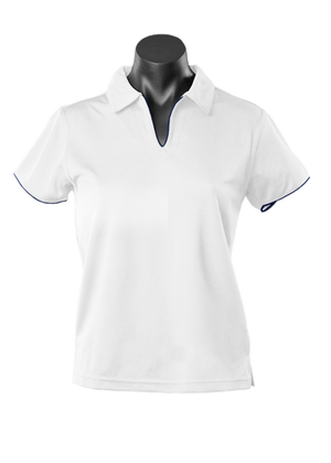 YARRA LADY POLOS - 2302 | Printed Workwear Online | Safe-T-Rex Australia