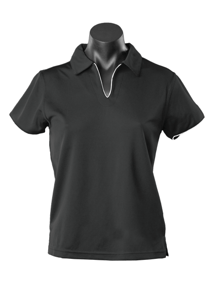 YARRA LADY POLOS - 2302 | Printed Workwear Online | Safe-T-Rex Australia