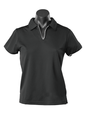 YARRA LADY POLOS - 2302 | Printed Workwear Online | Safe-T-Rex Australia