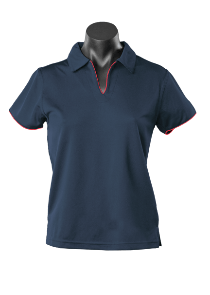 YARRA LADY POLOS - 2302 | Printed Workwear Online | Safe-T-Rex Australia