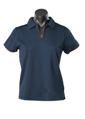 YARRA LADY POLOS - 2302 | Printed Workwear Online | Safe-T-Rex Australia