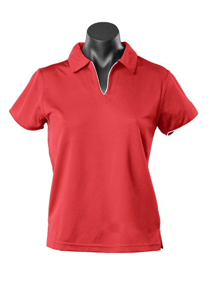 YARRA LADY POLOS - 2302 | Printed Workwear Online | Safe-T-Rex Australia