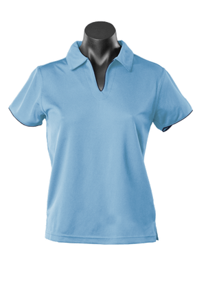 YARRA LADY POLOS - 2302 | Printed Workwear Online | Safe-T-Rex Australia