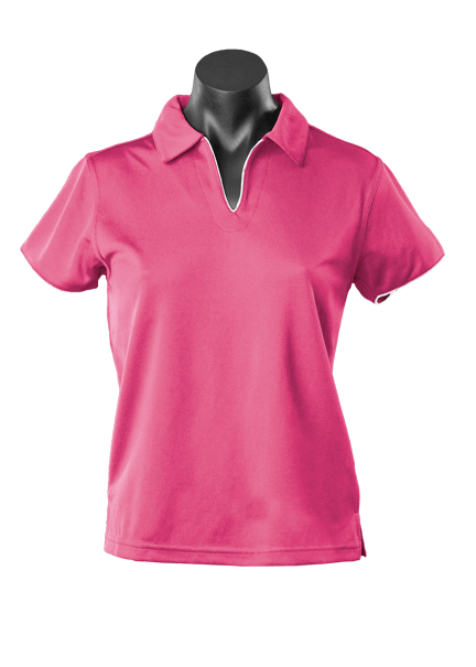 YARRA LADY POLOS - 2302 | Printed Workwear Online | Safe-T-Rex Australia