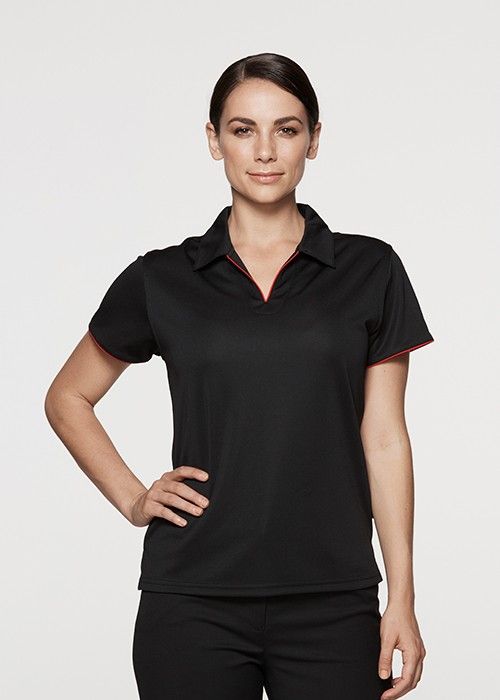 YARRA LADY POLOS - 2302 | Printed Workwear Online | Safe-T-Rex Australia