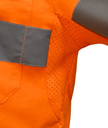 P96 Hi Vis D/N 100% Cotton Polo Shirt - Safe-T-Rex Workwear Pty Ltd