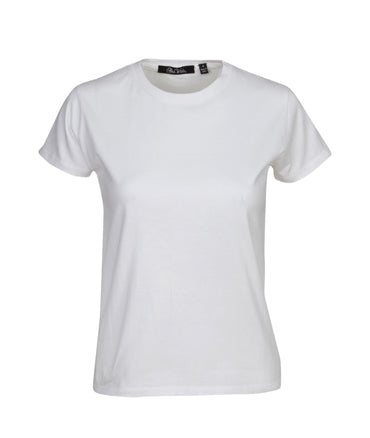T05 White Painters Ladies Slim Fit Cotton T-Shirt