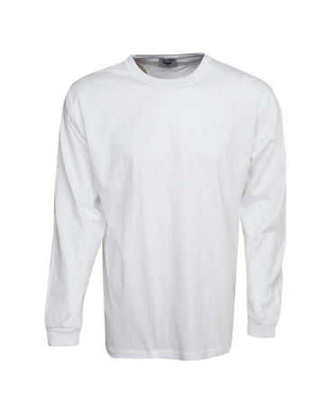 T14 White Painters Premium L/S Cotton T-Shirt - Safe-T-Rex Workwear Pty Ltd